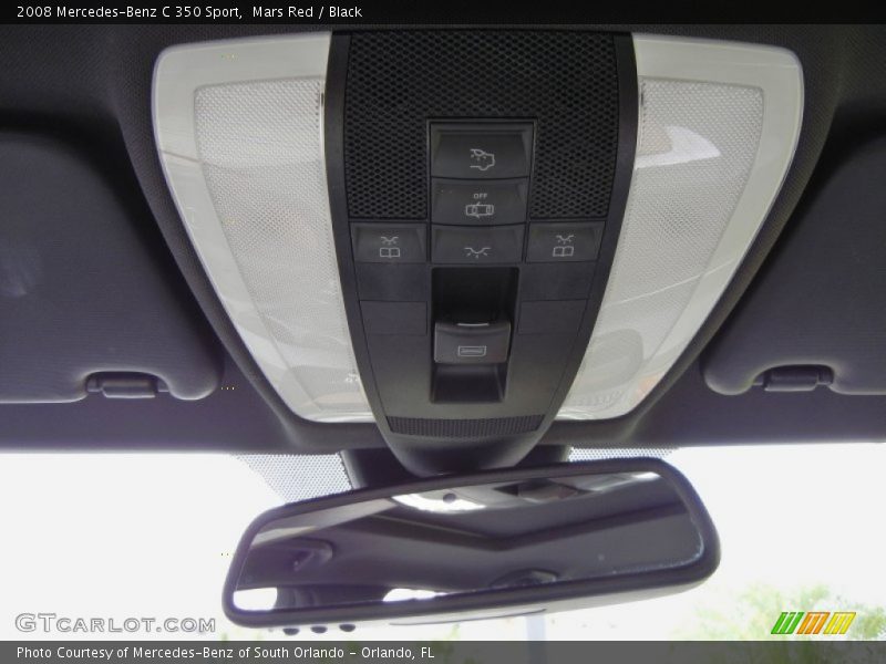 Mars Red / Black 2008 Mercedes-Benz C 350 Sport