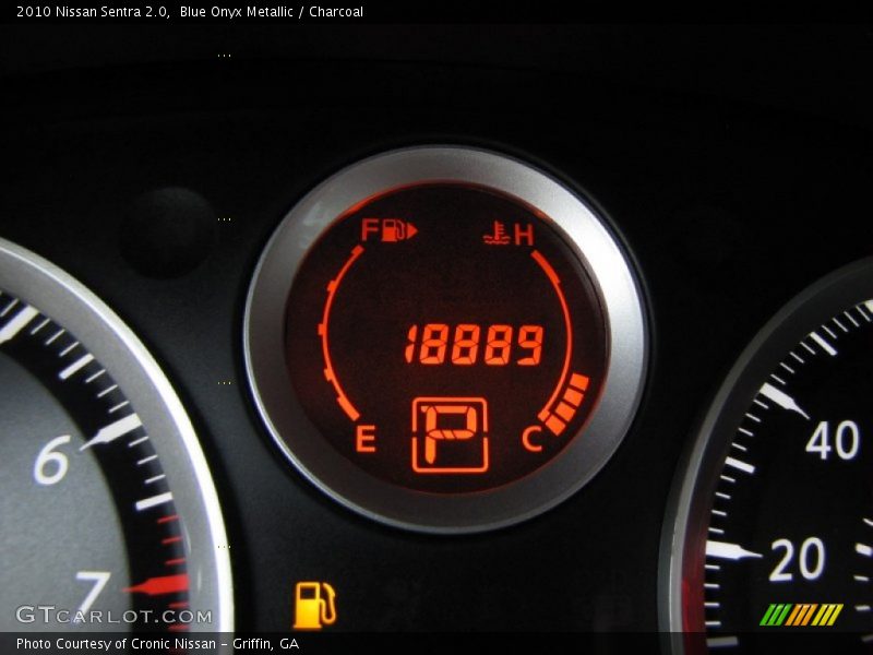 Blue Onyx Metallic / Charcoal 2010 Nissan Sentra 2.0