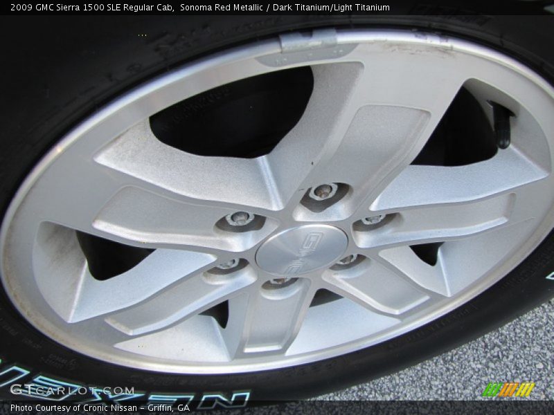 Sonoma Red Metallic / Dark Titanium/Light Titanium 2009 GMC Sierra 1500 SLE Regular Cab