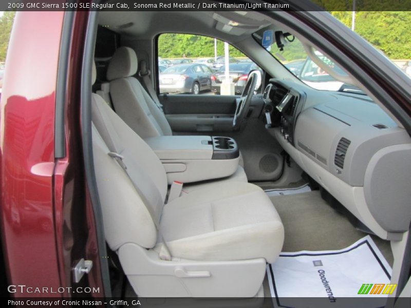  2009 Sierra 1500 SLE Regular Cab Dark Titanium/Light Titanium Interior