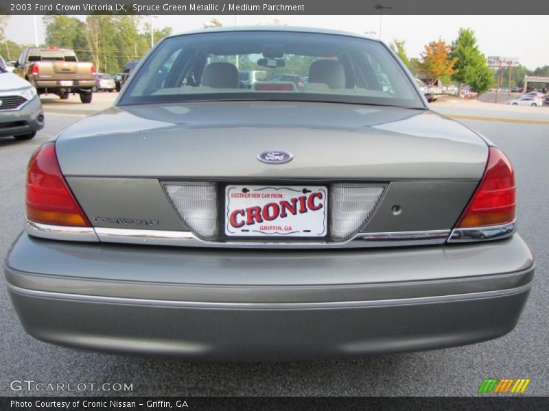 Spruce Green Metallic / Medium Parchment 2003 Ford Crown Victoria LX