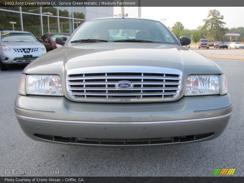 Spruce Green Metallic / Medium Parchment 2003 Ford Crown Victoria LX