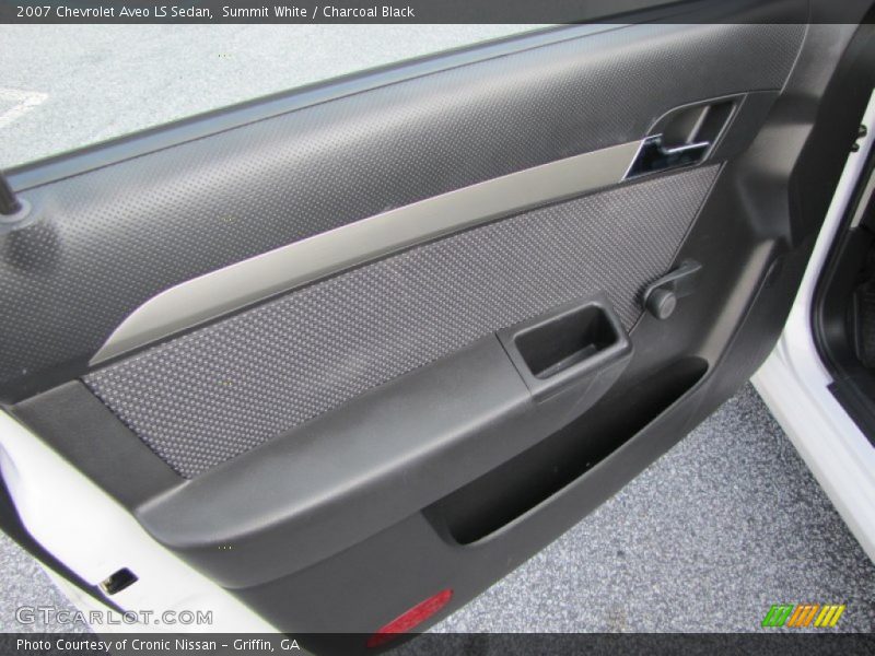 Summit White / Charcoal Black 2007 Chevrolet Aveo LS Sedan