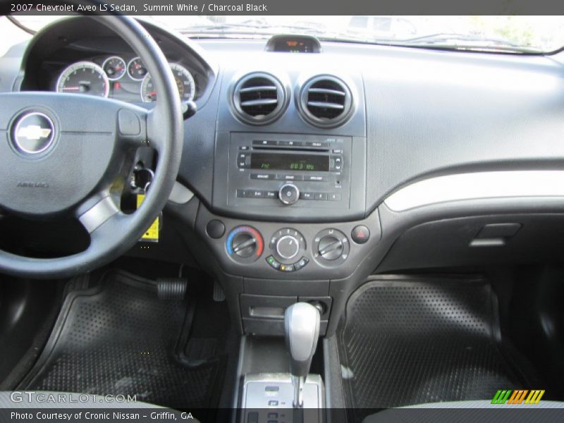 Summit White / Charcoal Black 2007 Chevrolet Aveo LS Sedan