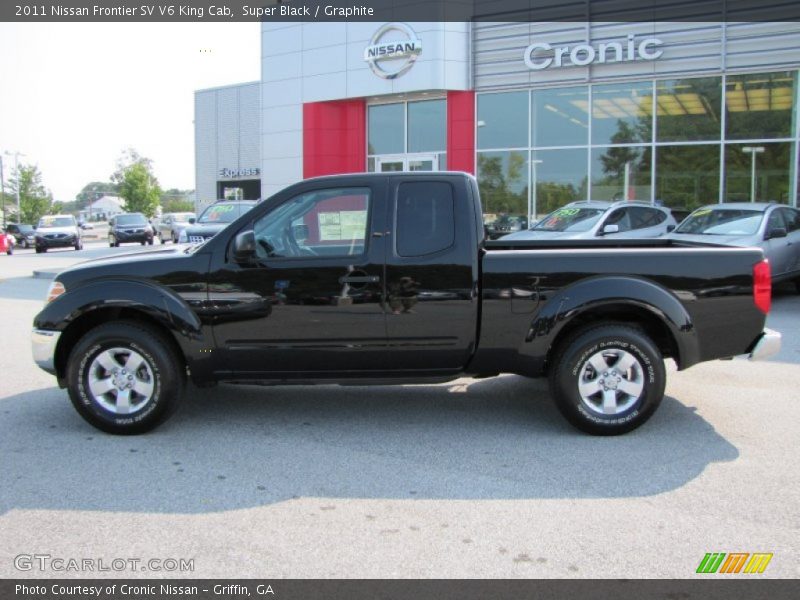 Super Black / Graphite 2011 Nissan Frontier SV V6 King Cab