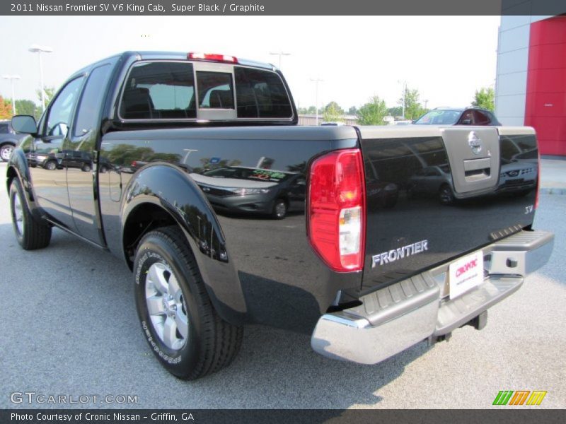 Super Black / Graphite 2011 Nissan Frontier SV V6 King Cab