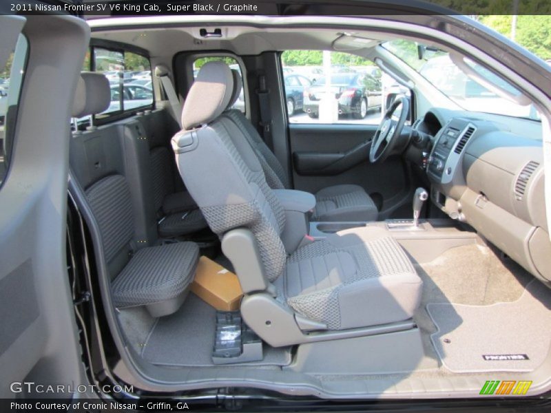 Super Black / Graphite 2011 Nissan Frontier SV V6 King Cab