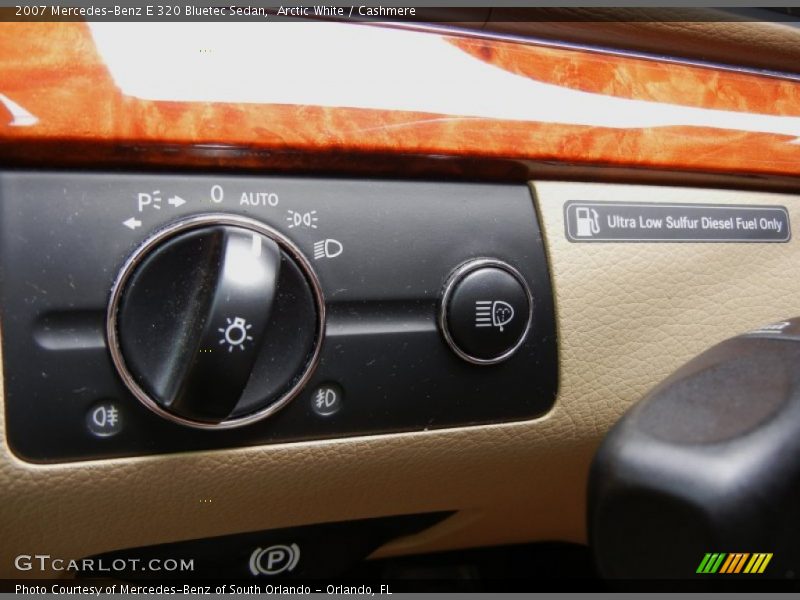 Arctic White / Cashmere 2007 Mercedes-Benz E 320 Bluetec Sedan
