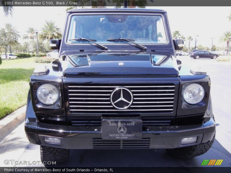 Black / Gray 2003 Mercedes-Benz G 500