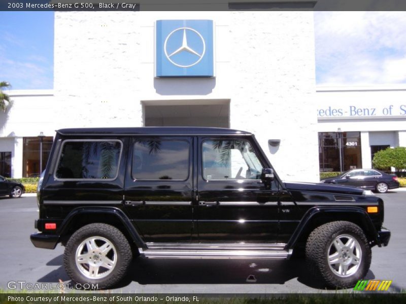 Black / Gray 2003 Mercedes-Benz G 500