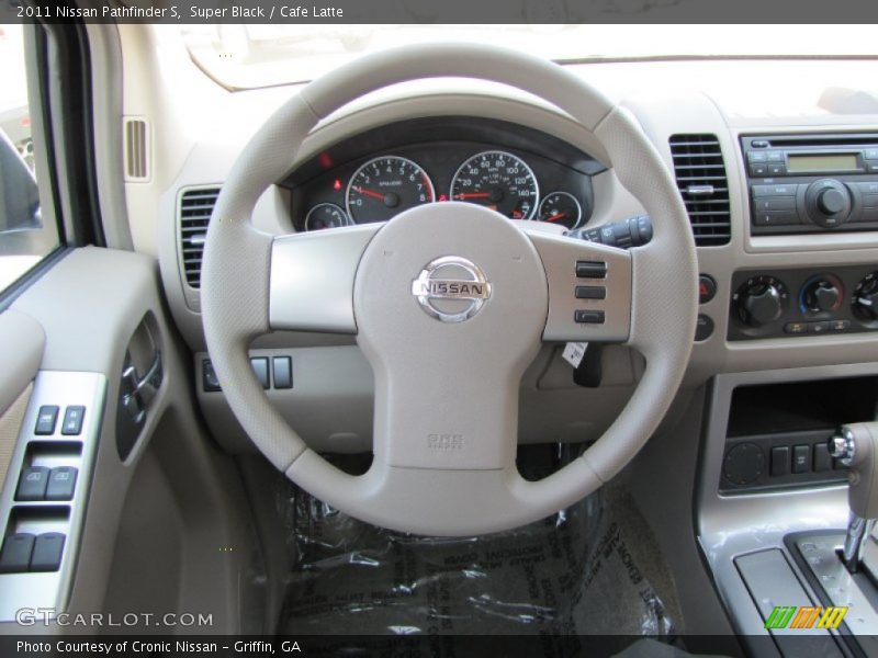 Super Black / Cafe Latte 2011 Nissan Pathfinder S