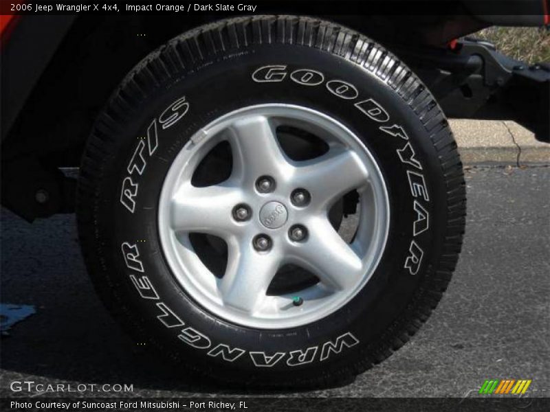 Impact Orange / Dark Slate Gray 2006 Jeep Wrangler X 4x4