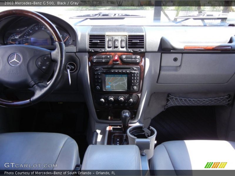 Black / Gray 2003 Mercedes-Benz G 500