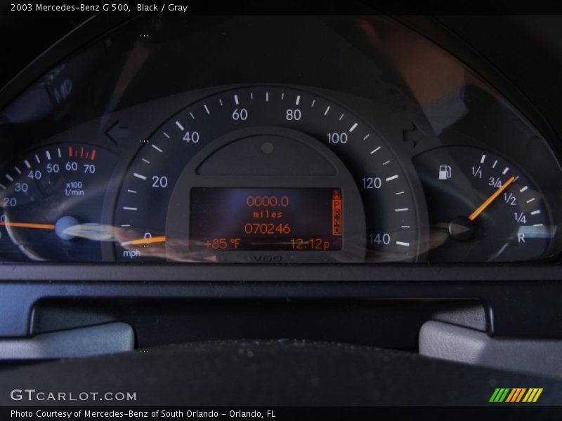  2003 G 500 500 Gauges