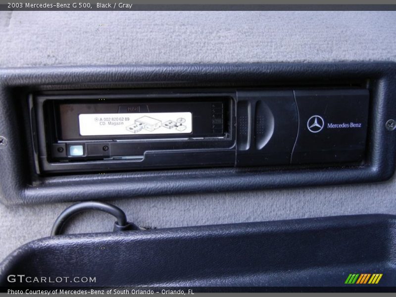 Black / Gray 2003 Mercedes-Benz G 500
