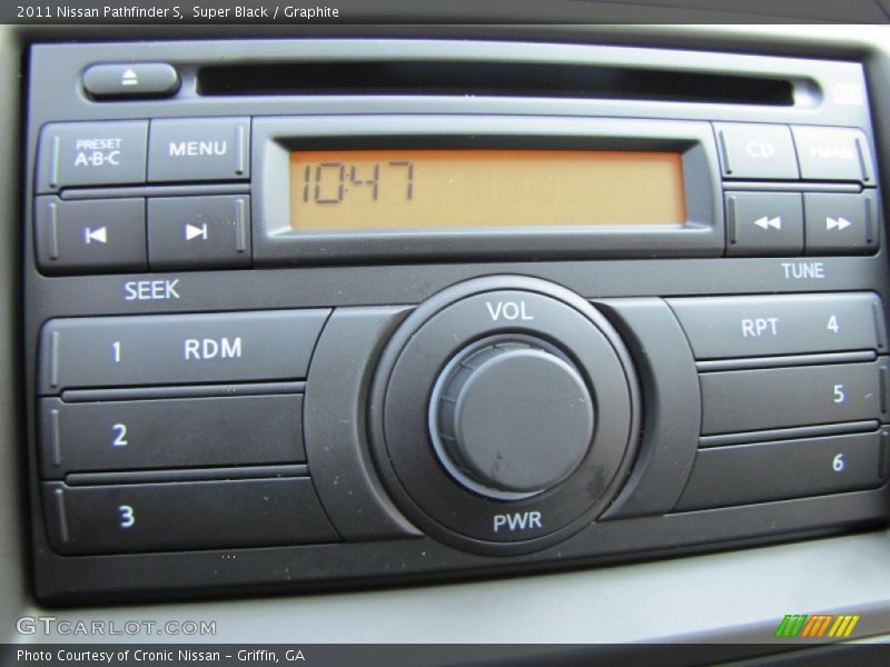 Super Black / Graphite 2011 Nissan Pathfinder S