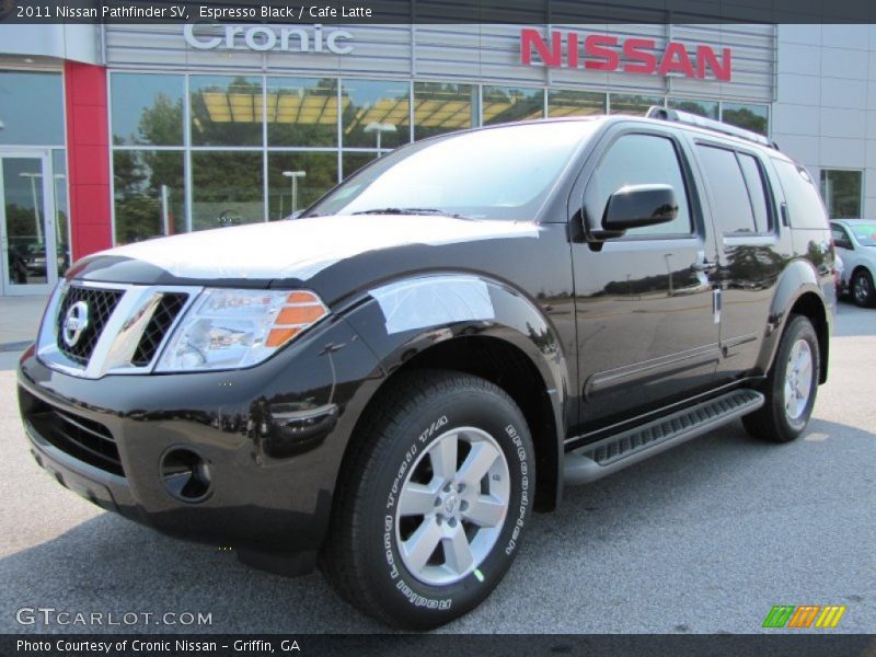Espresso Black / Cafe Latte 2011 Nissan Pathfinder SV