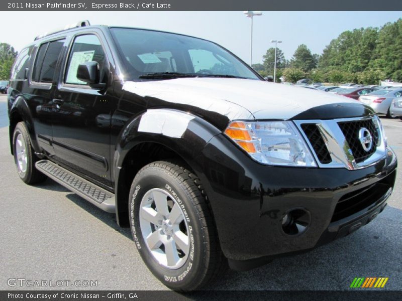 Espresso Black / Cafe Latte 2011 Nissan Pathfinder SV