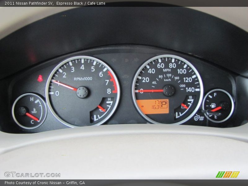 Espresso Black / Cafe Latte 2011 Nissan Pathfinder SV