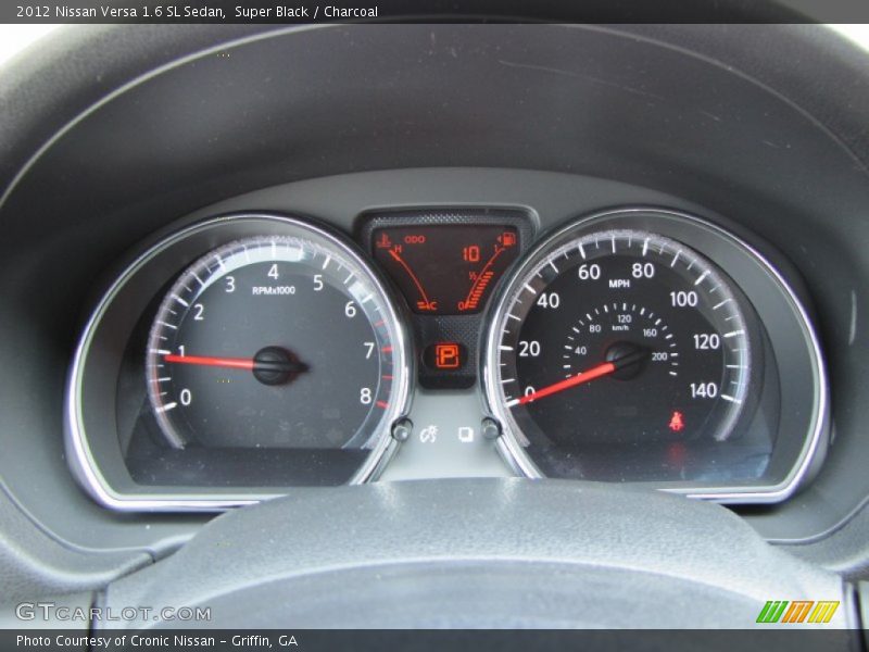  2012 Versa 1.6 SL Sedan 1.6 SL Sedan Gauges