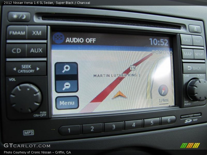 Navigation of 2012 Versa 1.6 SL Sedan