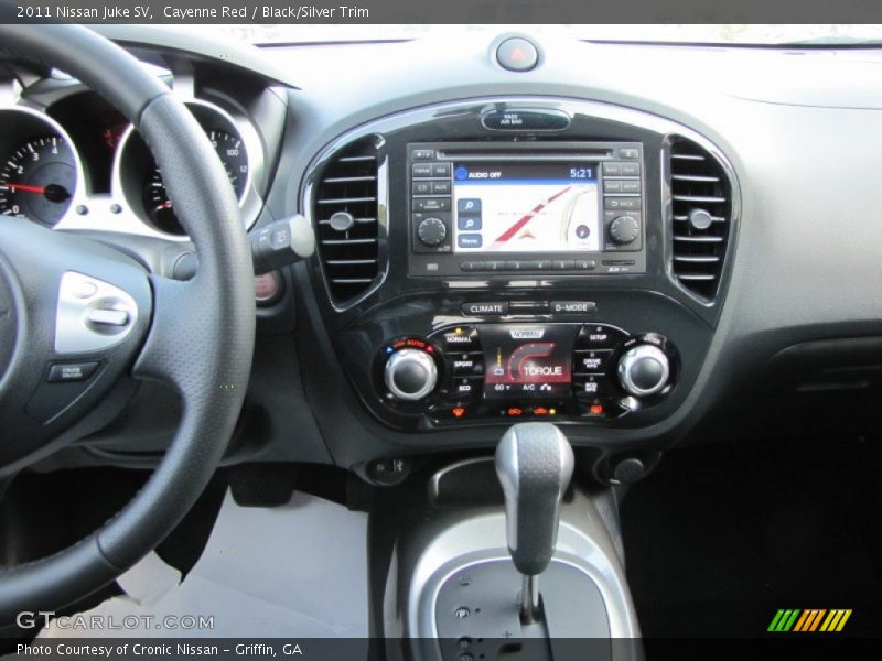 Cayenne Red / Black/Silver Trim 2011 Nissan Juke SV