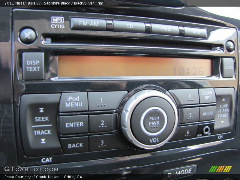 Sapphire Black / Black/Silver Trim 2011 Nissan Juke SV