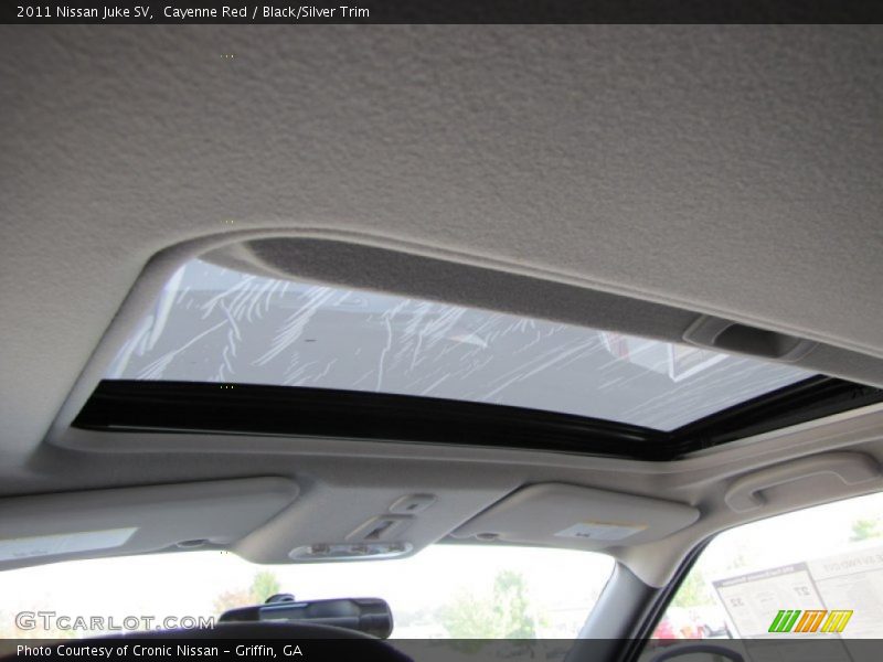 Cayenne Red / Black/Silver Trim 2011 Nissan Juke SV