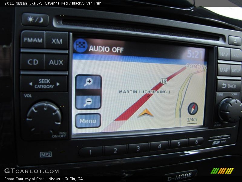 Cayenne Red / Black/Silver Trim 2011 Nissan Juke SV