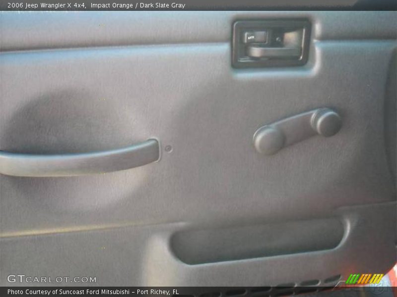 Impact Orange / Dark Slate Gray 2006 Jeep Wrangler X 4x4