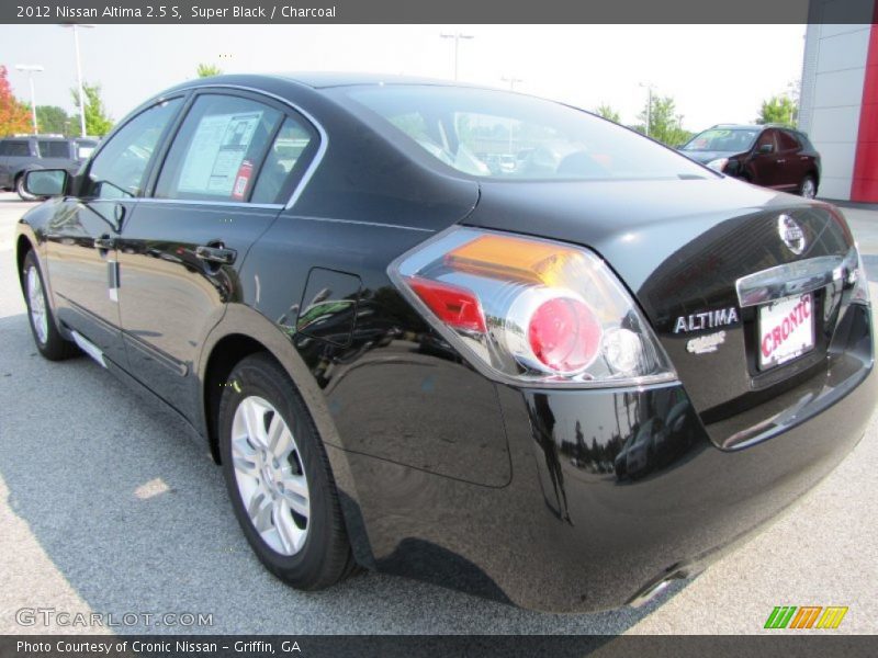 Super Black / Charcoal 2012 Nissan Altima 2.5 S