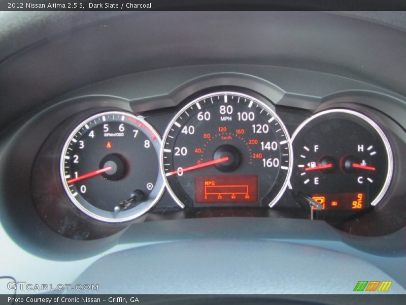 Dark Slate / Charcoal 2012 Nissan Altima 2.5 S