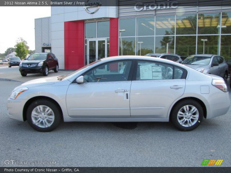 Brilliant Silver / Frost 2012 Nissan Altima 2.5 S