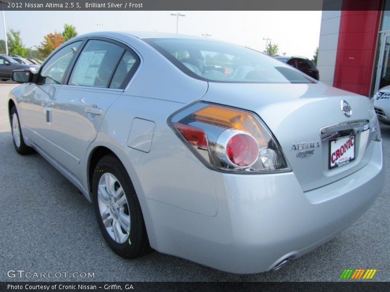 Brilliant Silver / Frost 2012 Nissan Altima 2.5 S