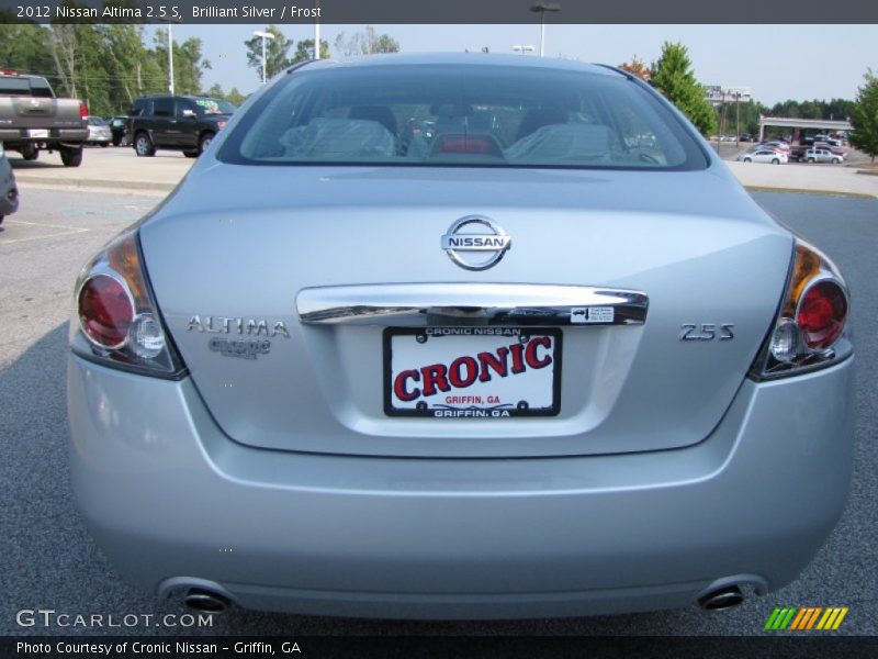 Brilliant Silver / Frost 2012 Nissan Altima 2.5 S