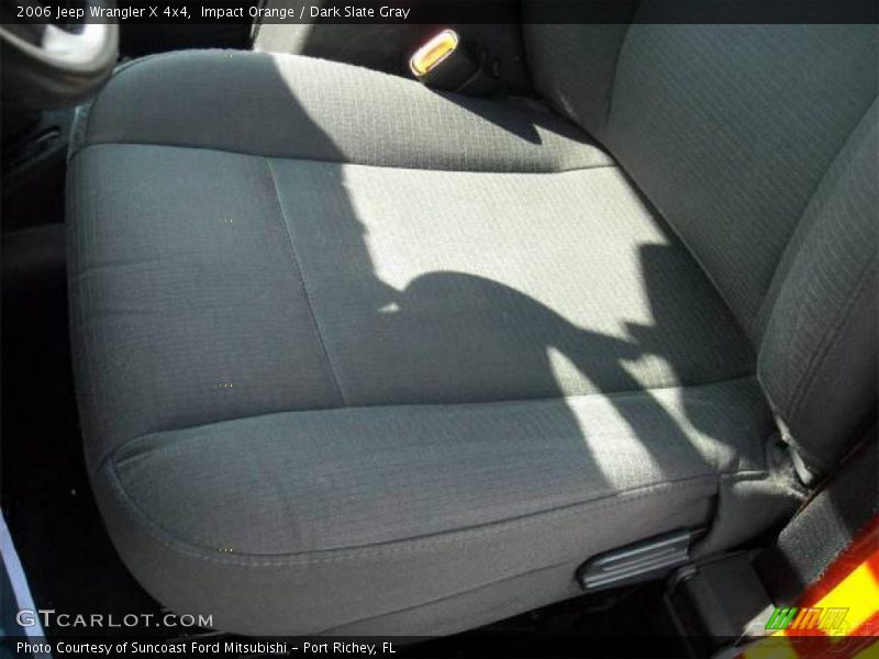 Impact Orange / Dark Slate Gray 2006 Jeep Wrangler X 4x4