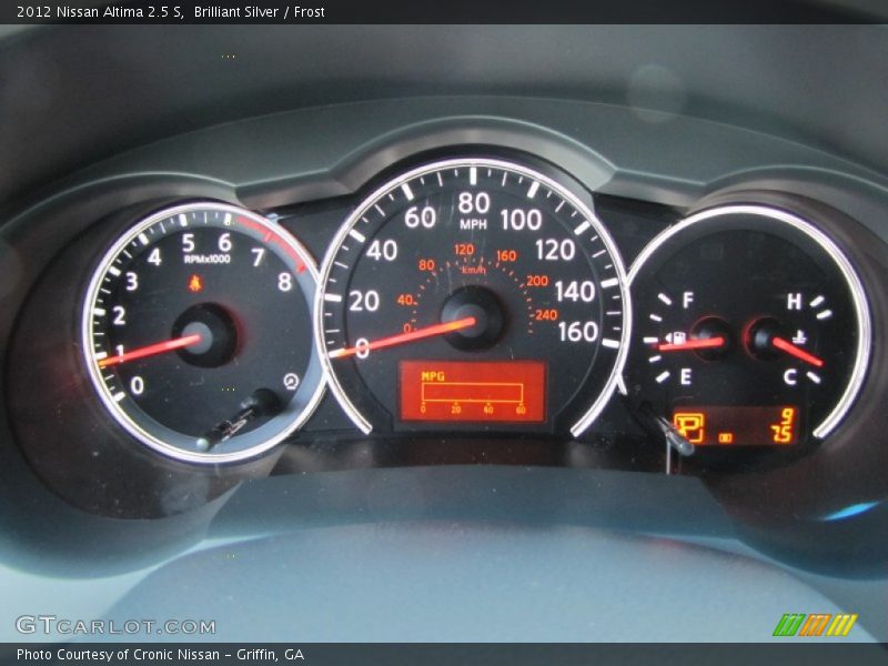  2012 Altima 2.5 S 2.5 S Gauges
