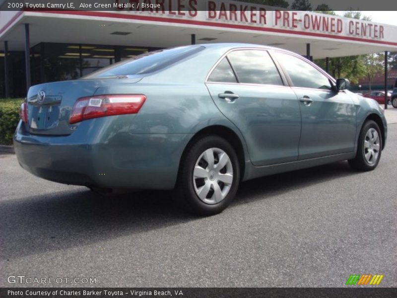 Aloe Green Metallic / Bisque 2009 Toyota Camry LE