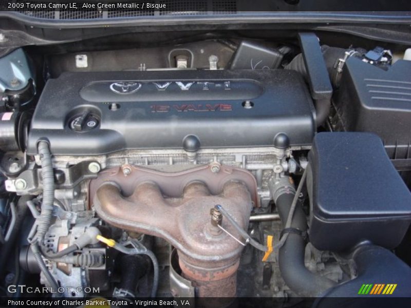 Aloe Green Metallic / Bisque 2009 Toyota Camry LE