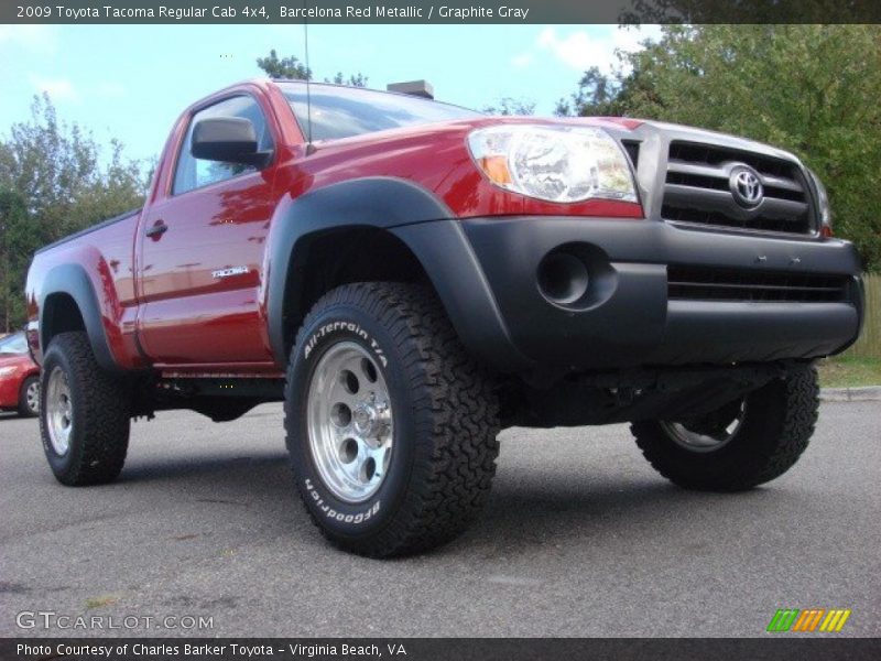  2009 Tacoma Regular Cab 4x4 Barcelona Red Metallic