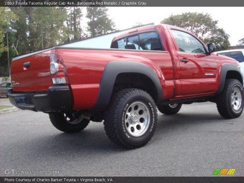  2009 Tacoma Regular Cab 4x4 Barcelona Red Metallic