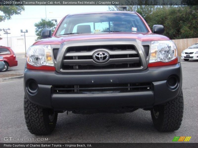 Barcelona Red Metallic / Graphite Gray 2009 Toyota Tacoma Regular Cab 4x4