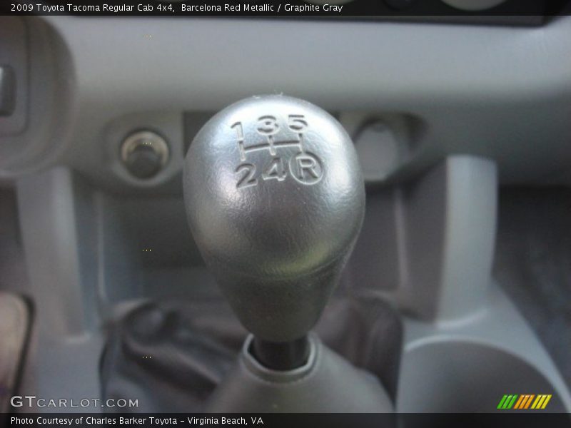  2009 Tacoma Regular Cab 4x4 5 Speed Manual Shifter