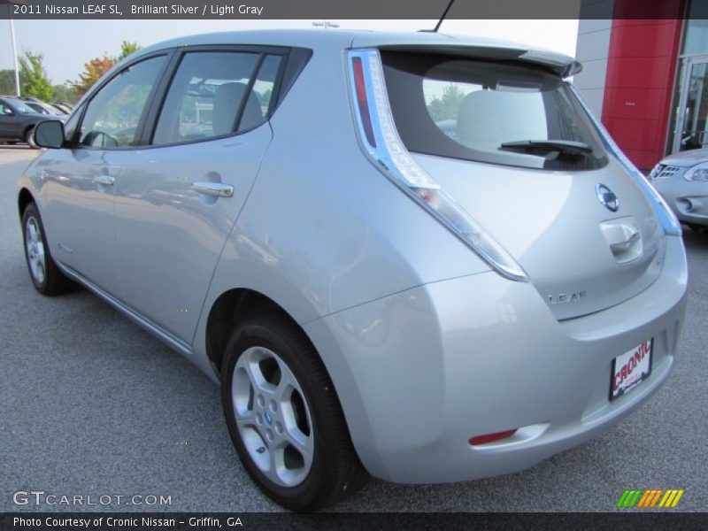 Brilliant Silver / Light Gray 2011 Nissan LEAF SL