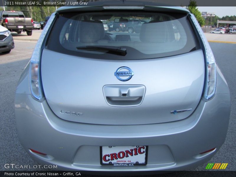 Brilliant Silver / Light Gray 2011 Nissan LEAF SL