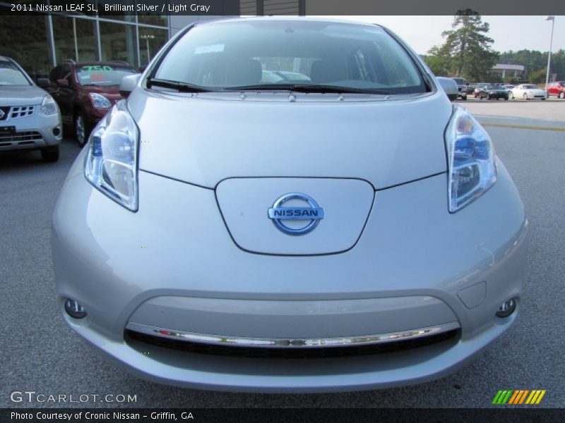 Brilliant Silver / Light Gray 2011 Nissan LEAF SL