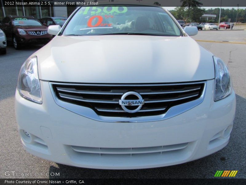 Winter Frost White / Frost 2012 Nissan Altima 2.5 S