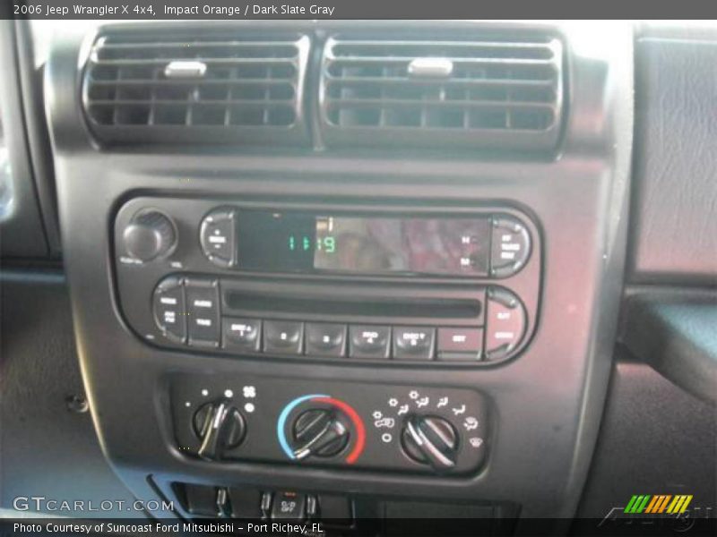 Impact Orange / Dark Slate Gray 2006 Jeep Wrangler X 4x4