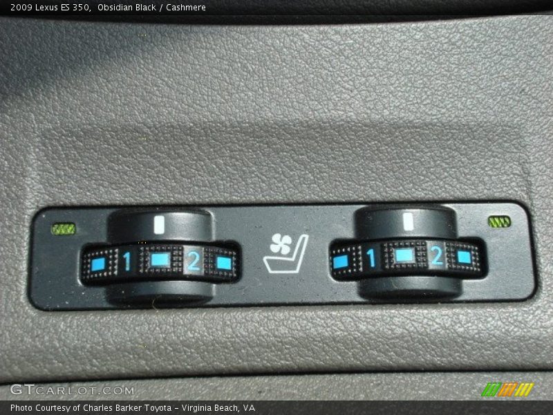 Obsidian Black / Cashmere 2009 Lexus ES 350