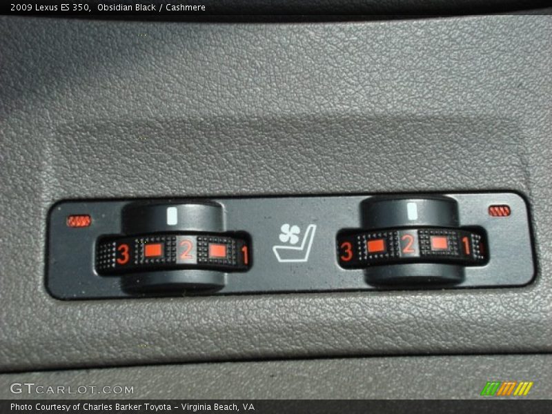 Obsidian Black / Cashmere 2009 Lexus ES 350